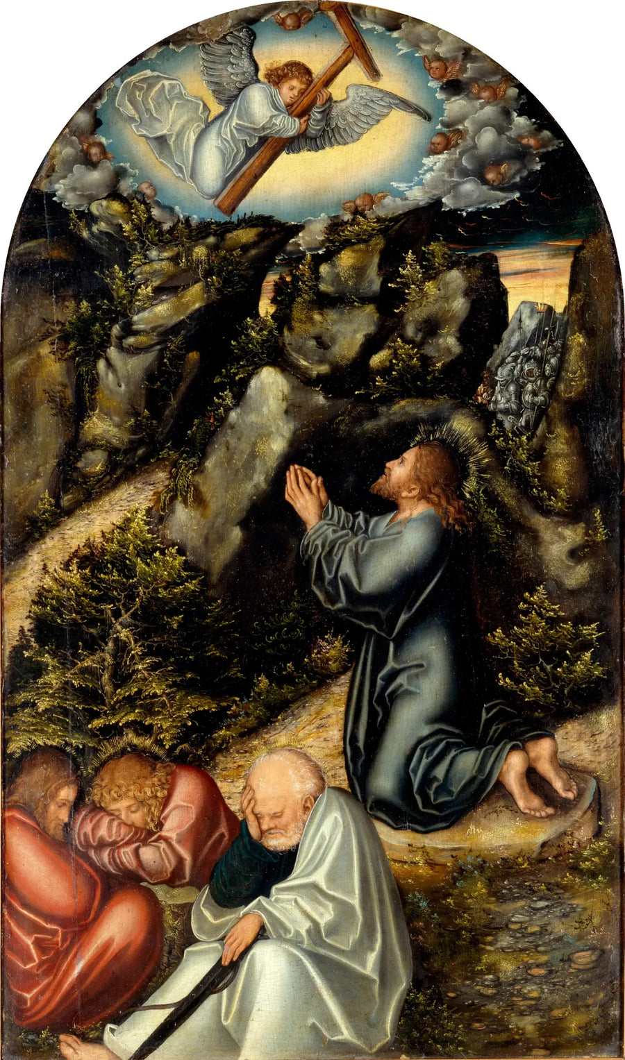 Der Qual im Garten - Lucas Cranach der Ältere