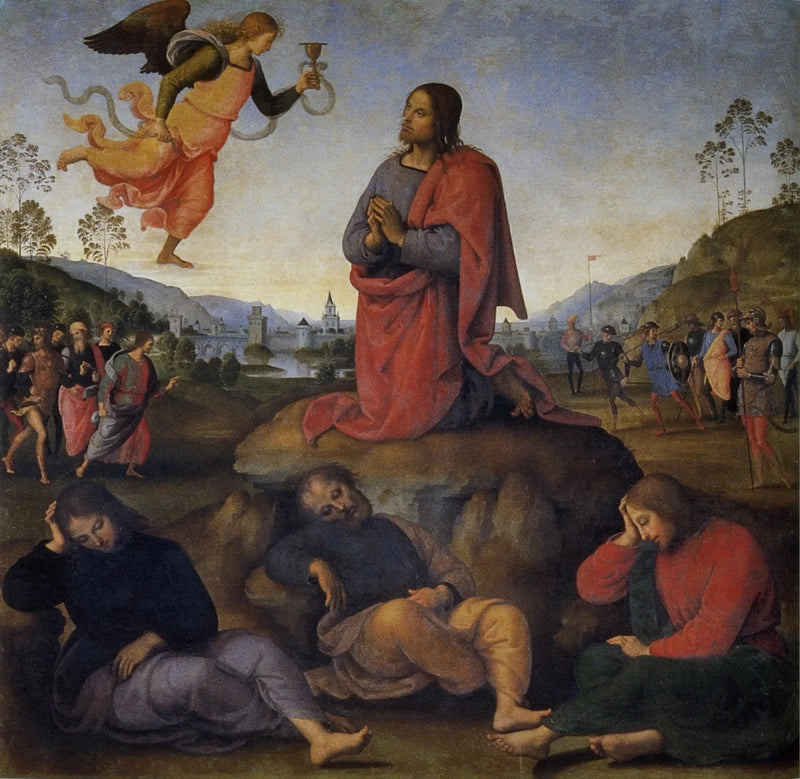Der Kampf im Garten - Pietro Perugino