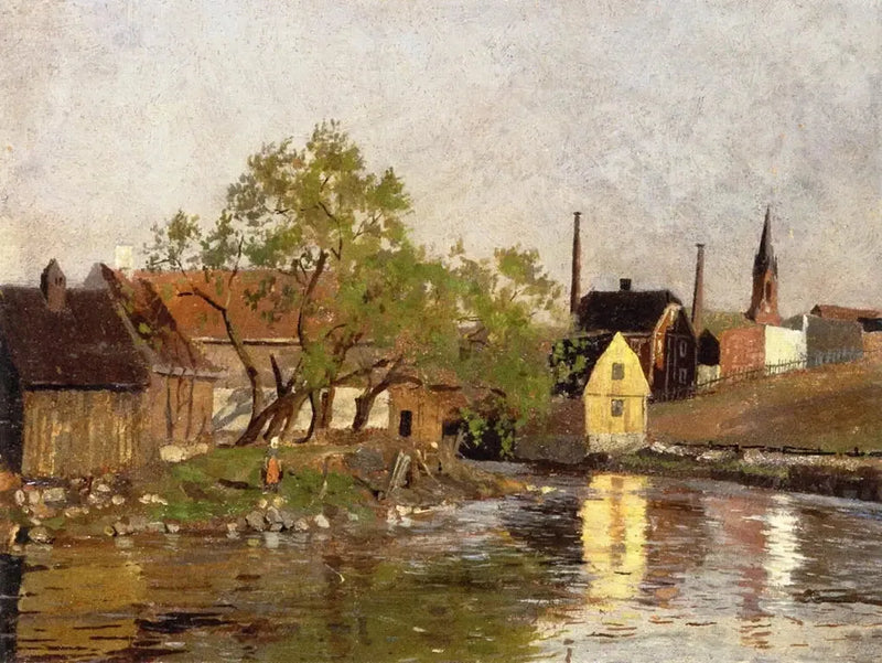Die Akerselva - Edvard Munch