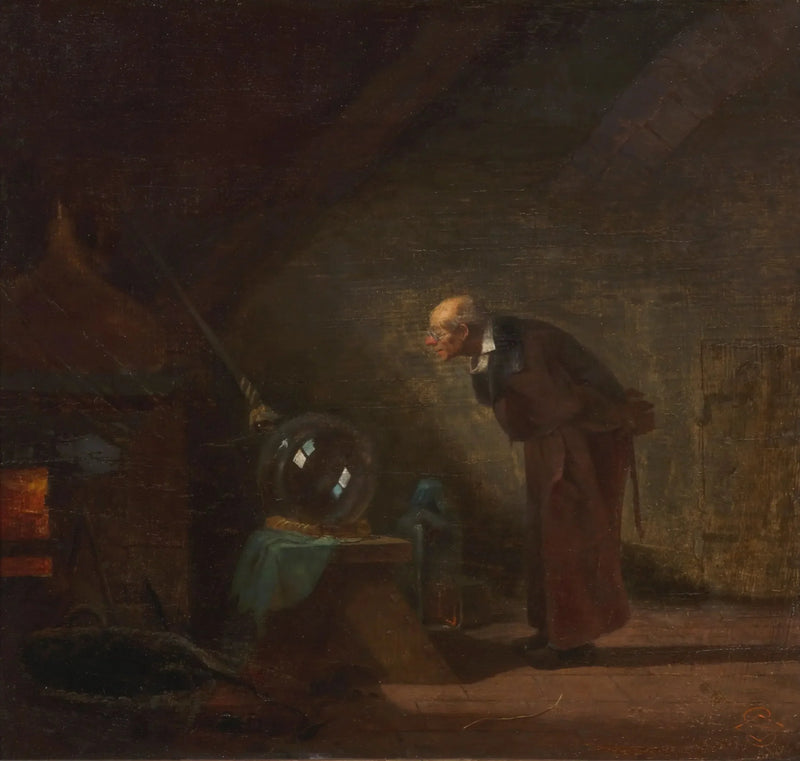 Der Alchemist - Carl Spitzweg