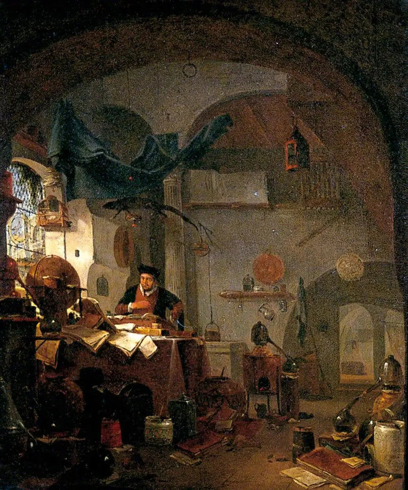 Der Alchemist - David Teniers der Jüngere