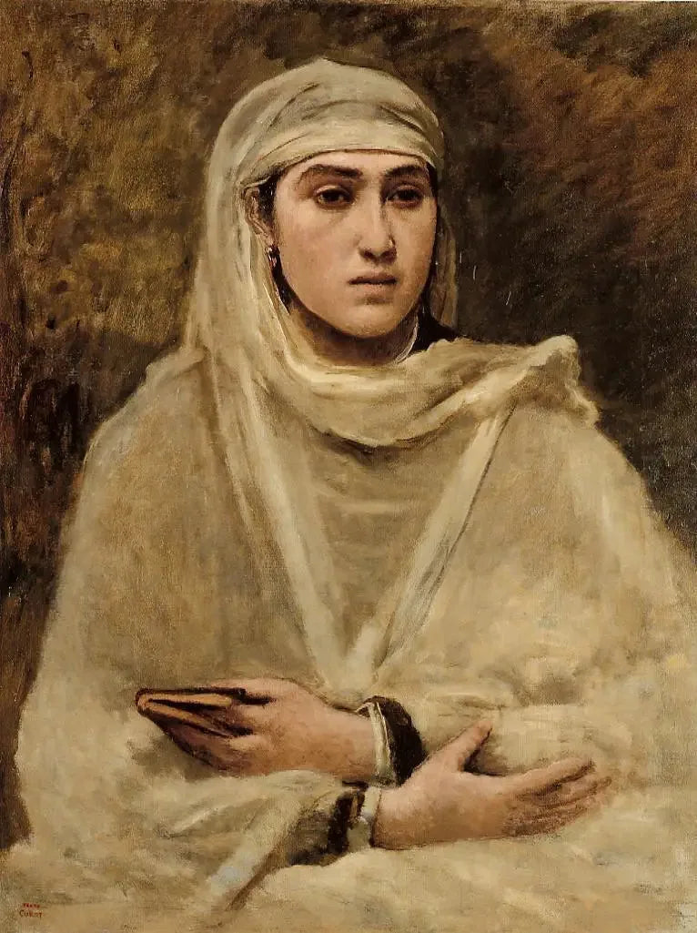Die Algerierin - Jean-Baptiste Camille Corot