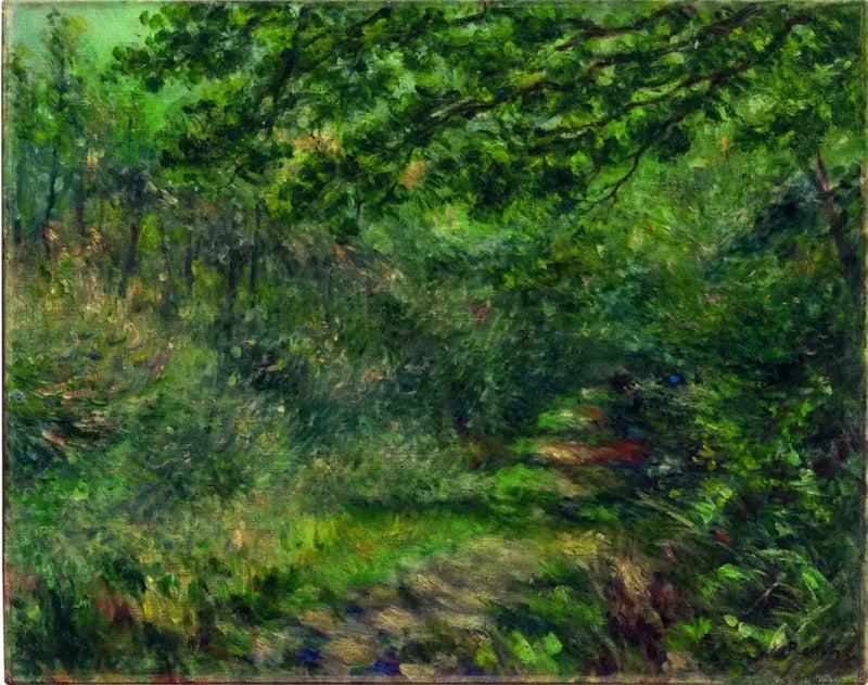 Der Weg im Wald - Pierre-Auguste Renoir