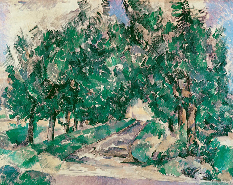 Die Allee am Jas de Bouffan - Paul Cézanne