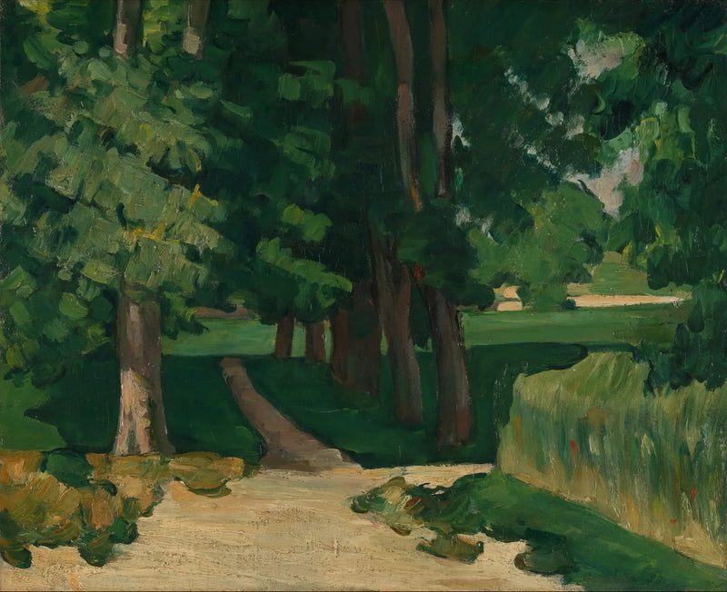 Die Allee am Jas de Bouffan - Paul Cézanne