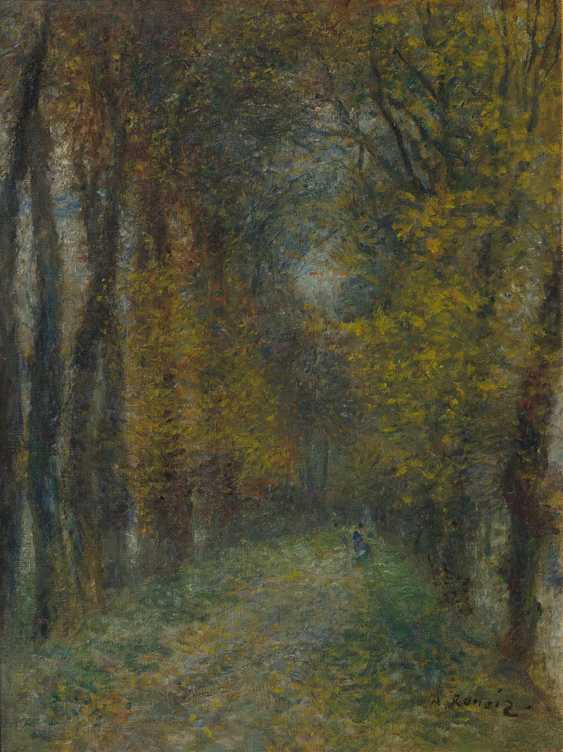 Die gedeckte Allee - Pierre-Auguste Renoir
