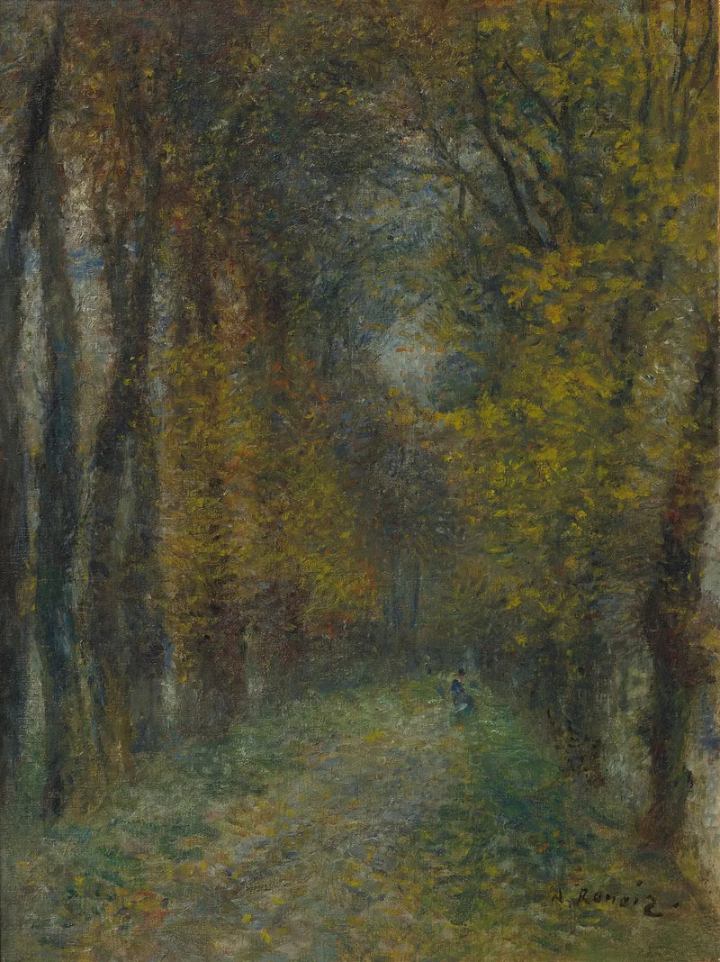 Die gedeckte Allee - Pierre-Auguste Renoir