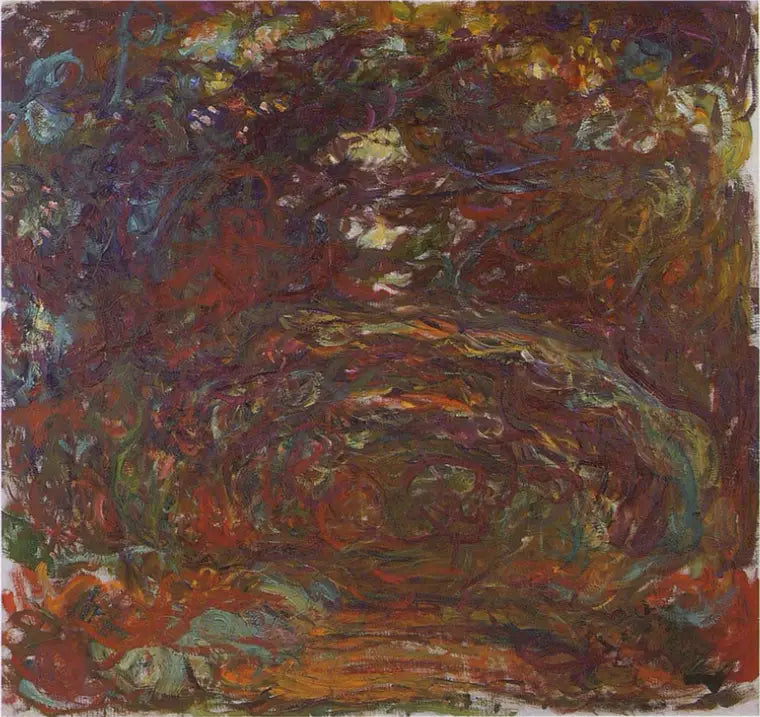 Die Rosenallee - Claude Monet