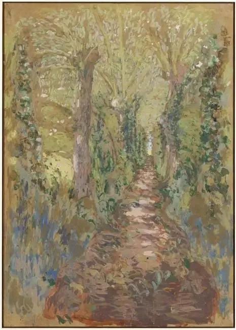 Der Weg im Unterholz, Amfreville - Édouard Vuillard