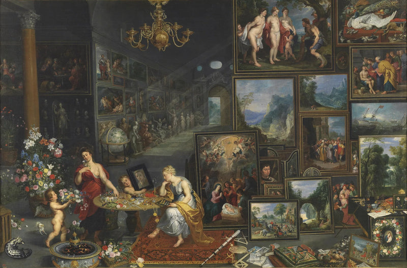L'Allégorie de la vue et de l'odorat - Jan Brueghel l'Ancien