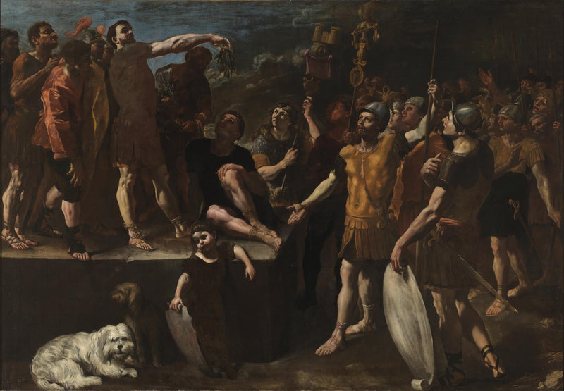 Die Ansprache eines römischen Kaisers - Giovanni Lanfranco