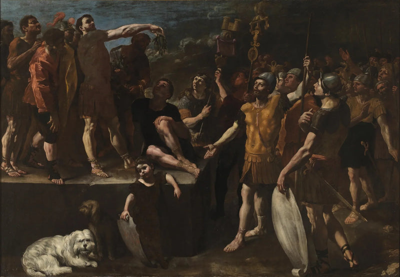 Die Ansprache eines römischen Kaisers - Giovanni Lanfranco