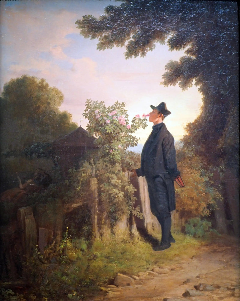 Der Rosenliebhaber - Carl Spitzweg