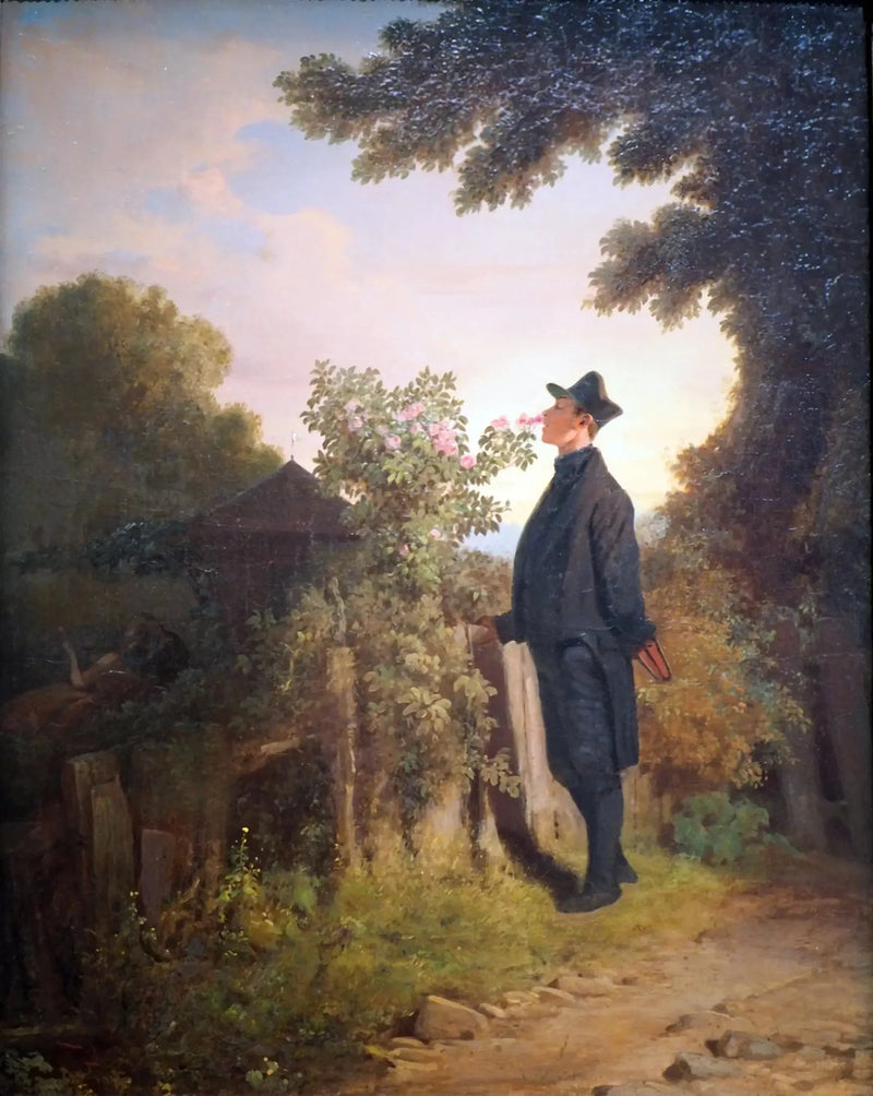 Der Rosenliebhaber - Carl Spitzweg