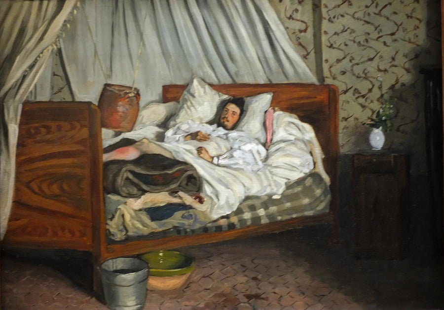 Die improvisierte Ambulanz - Frédéric Bazille