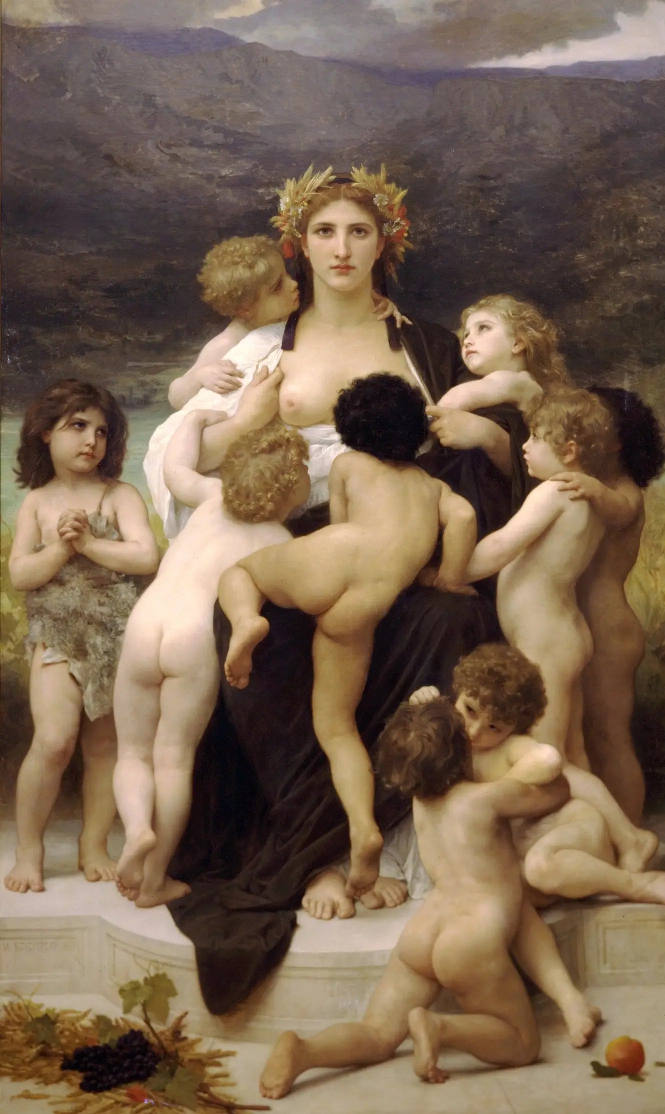 L'Âme parentale - Bouguereau image 1 reproduction de peinture à l’huile