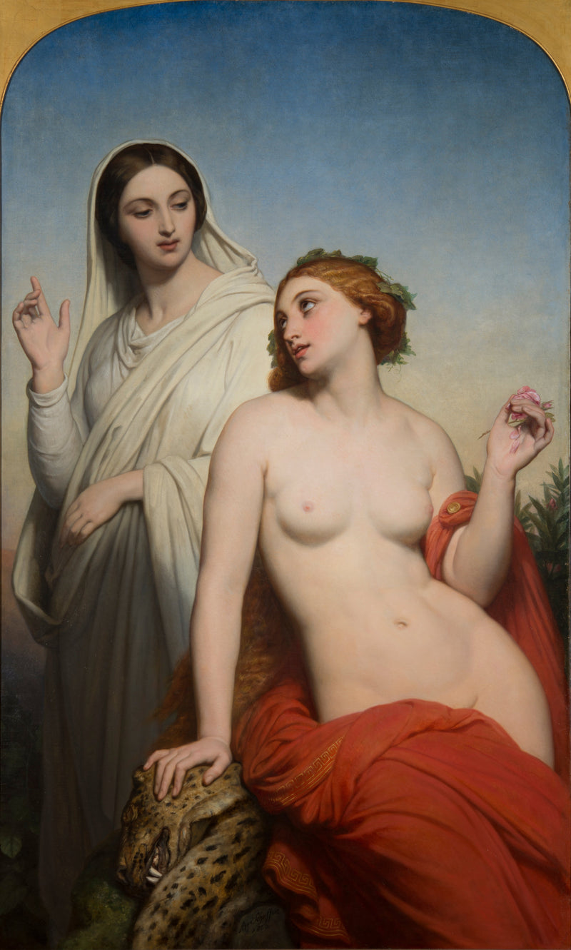 Der himmlische und irdische Liebe - Ary Scheffer
