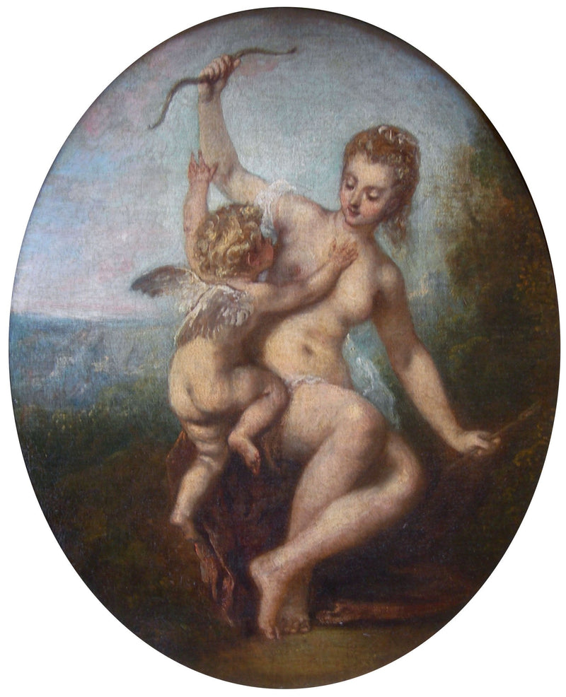Entwaffnete Liebe - Antoine Watteau