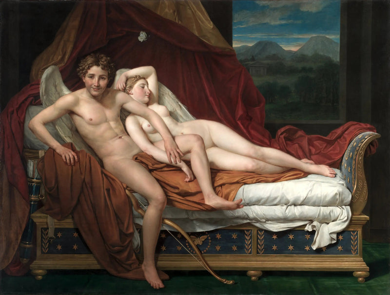 Liebe und Psyche - Jacques-Louis David