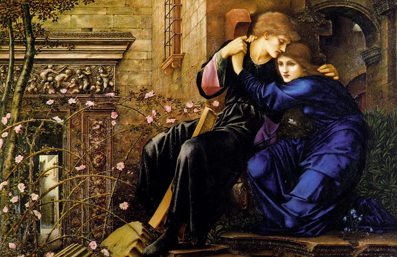 Die Liebe unter den Ruinen - Edward Burne-Jones