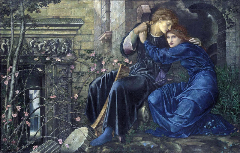 Die Liebe unter den Ruinen - Edward Burne-Jones