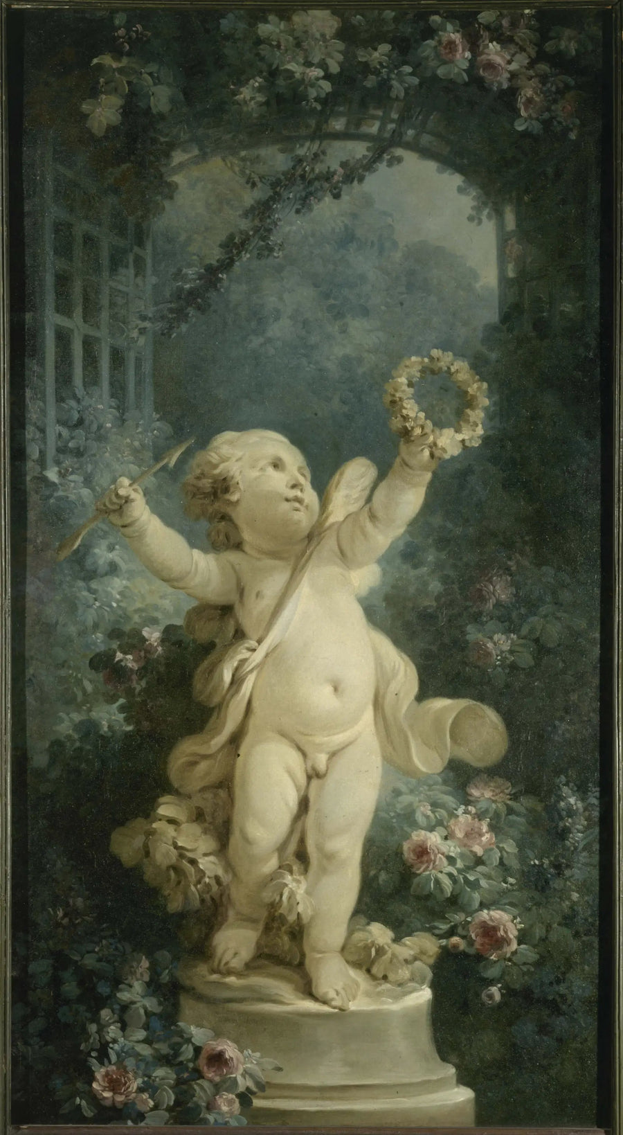 Der triumphierende Liebe - Jean-Honoré Fragonard