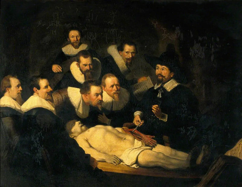 Die Anatomie des Dr. Nicolaes Tulp - Rembrandt
