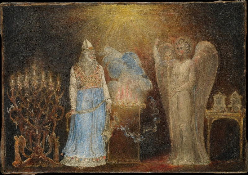 Der Engel, der bei Zacharias erscheint - William Blake