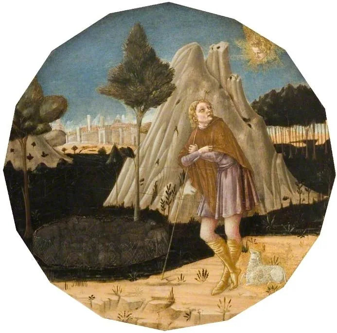 Der Engel erscheint bei Joachim - Matteo di Giovanni