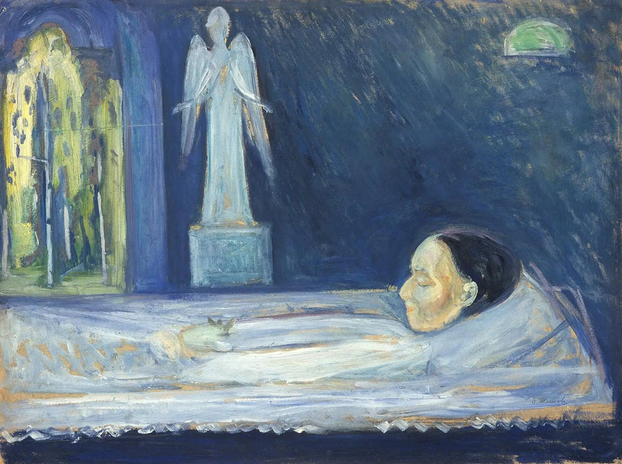 Der Engel des Todes - Edvard Munch