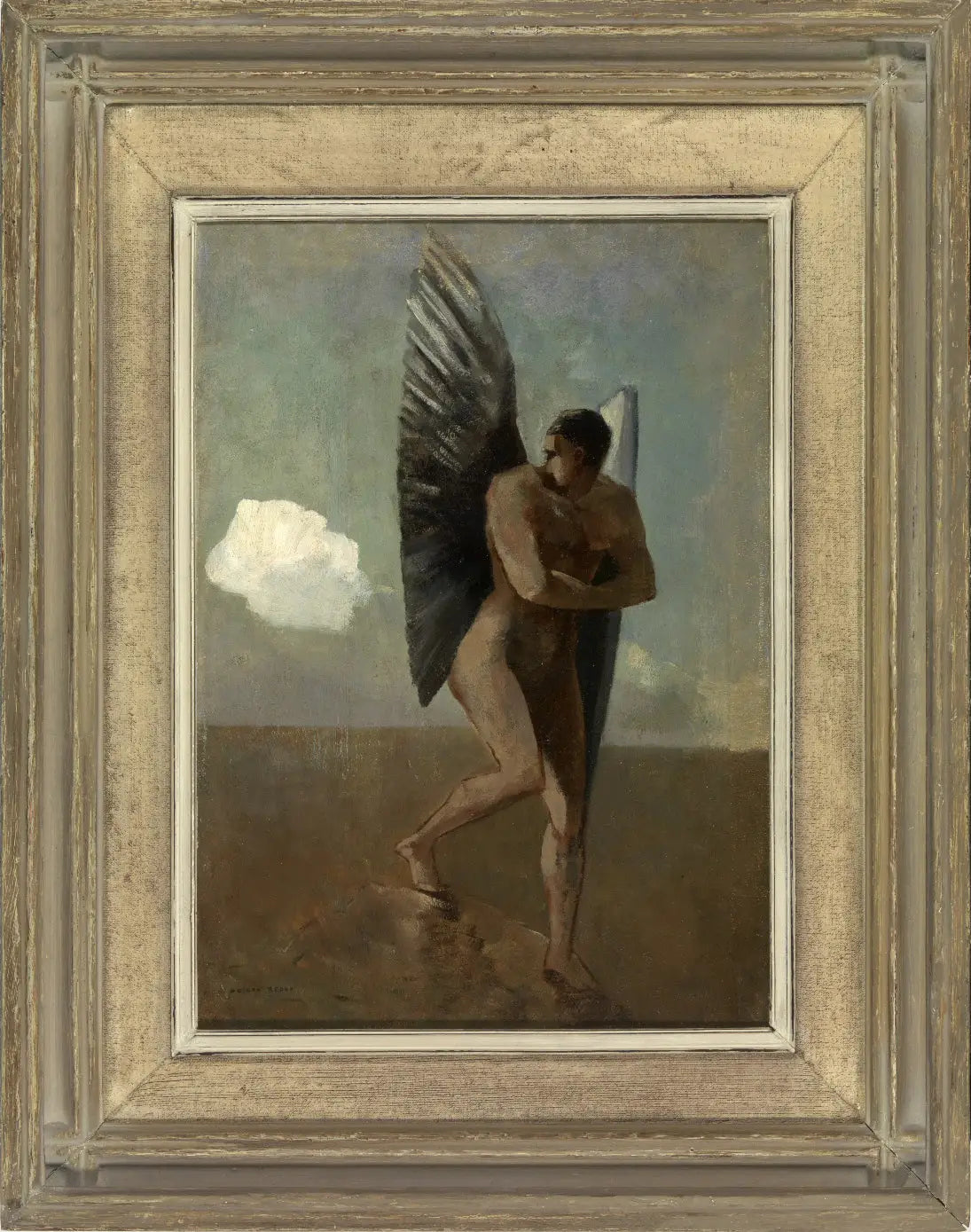 L'ange déchu - Odilon Redon image 1 tableau peint à l’huile sur toile