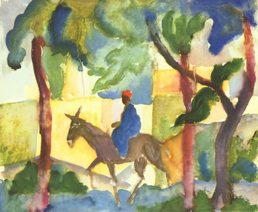 Der Esel - August Macke