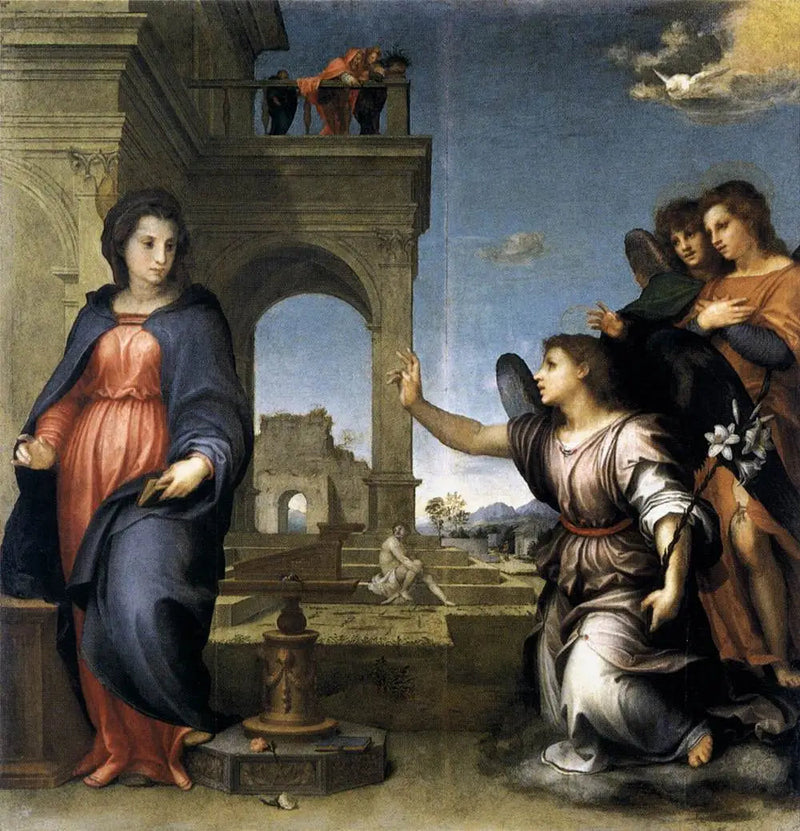Die Verkündigung an Maria - Andrea del Sarto