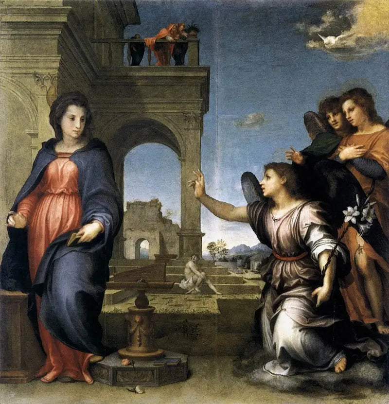 Die Verkündigung an Maria - Andrea del Sarto