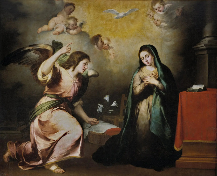 Verkündigung - Bartolomé Esteban Murillo