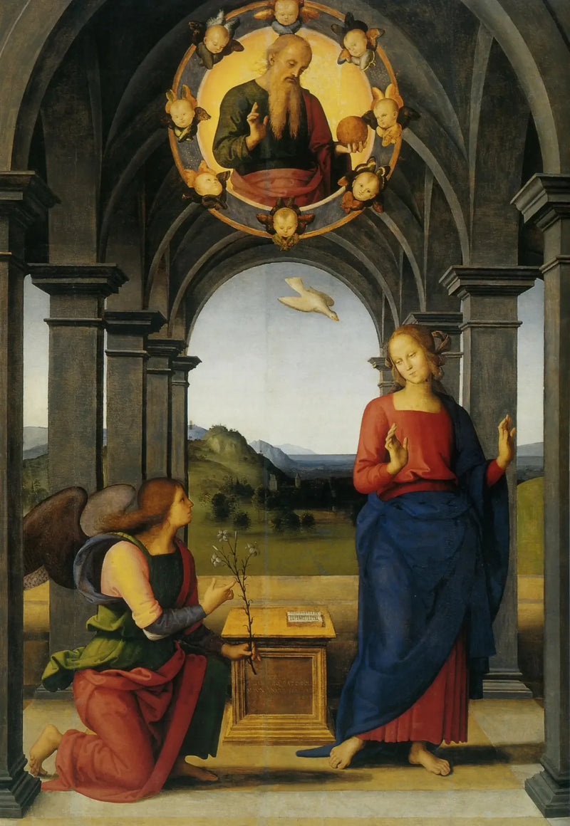 Die Verkündigung von Fano - Pietro Perugino