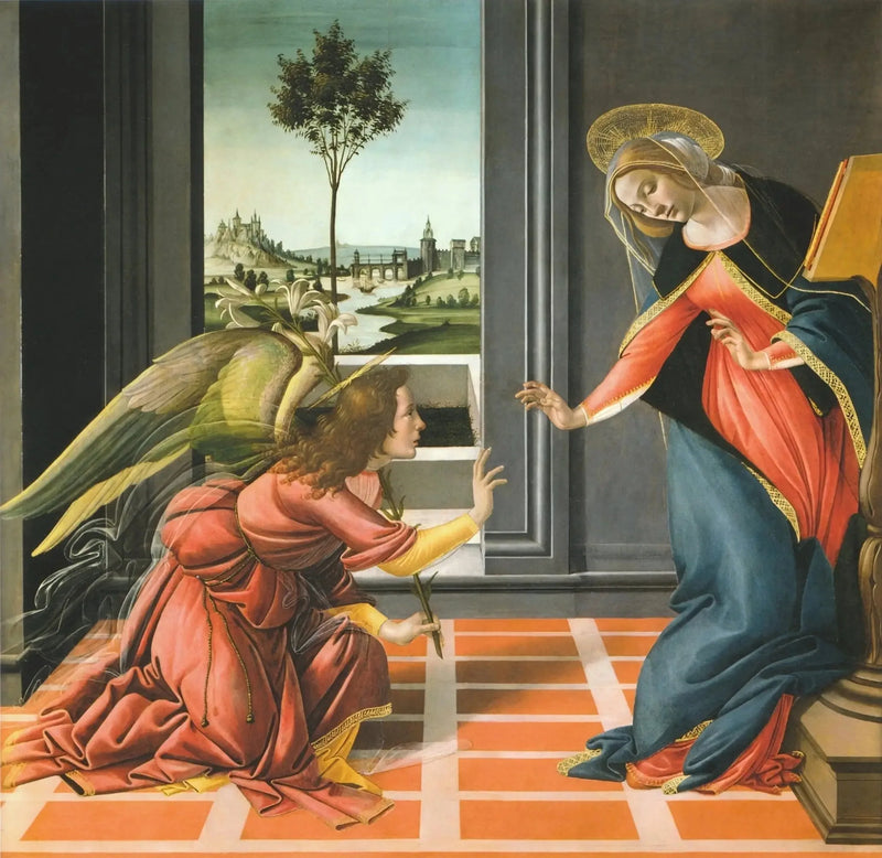 Die Ankündigung des Cestello - Sandro Botticelli