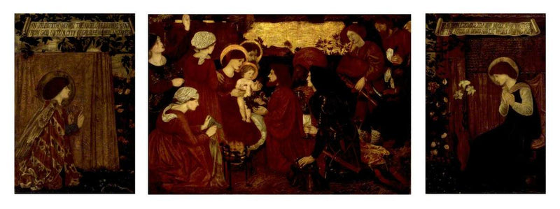 Verkündigung und Anbetung der Weisen - Edward Burne-Jones