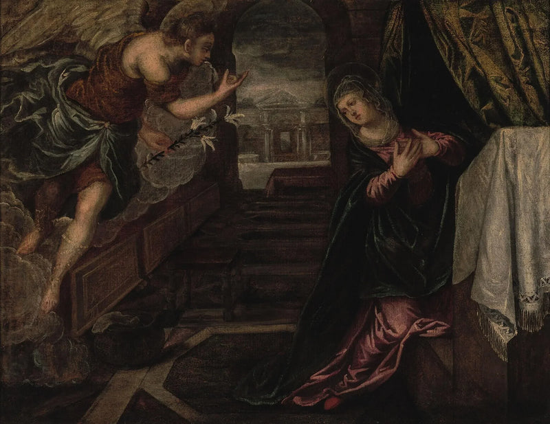 Die Verkündigung - Jacopo Tintoretto
