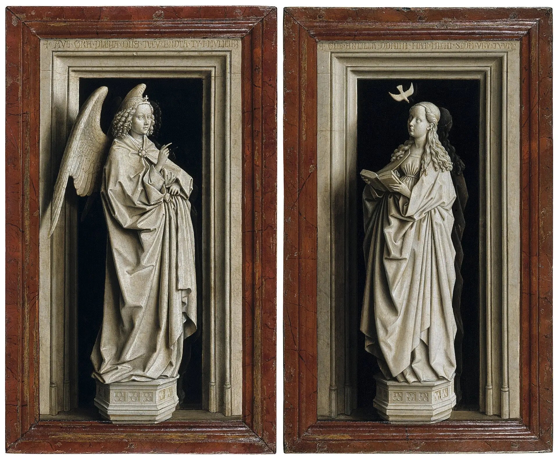 L'Annonciation - Jan van Eyck image 1 tableau peint à l’huile sur toile