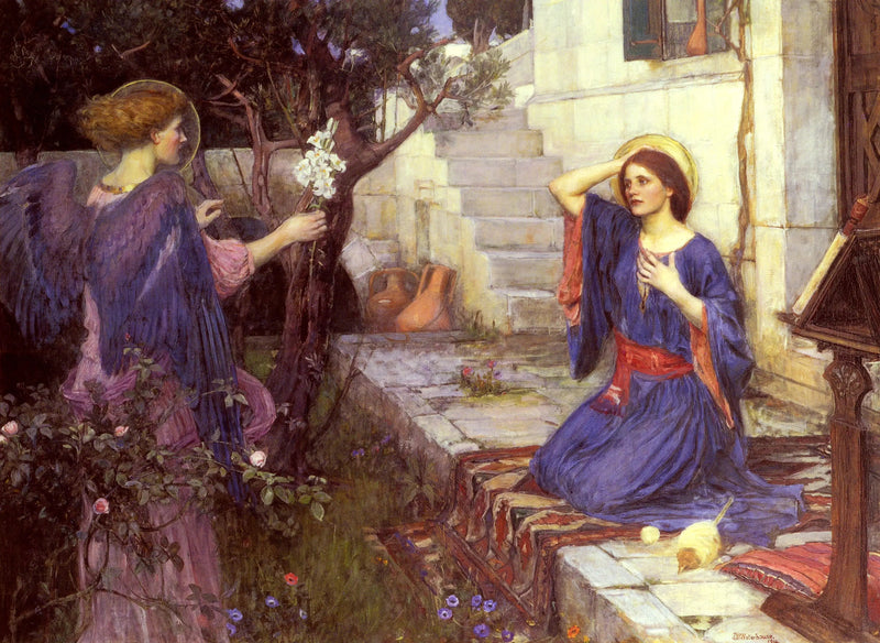 Die Verkündigung - John William Waterhouse
