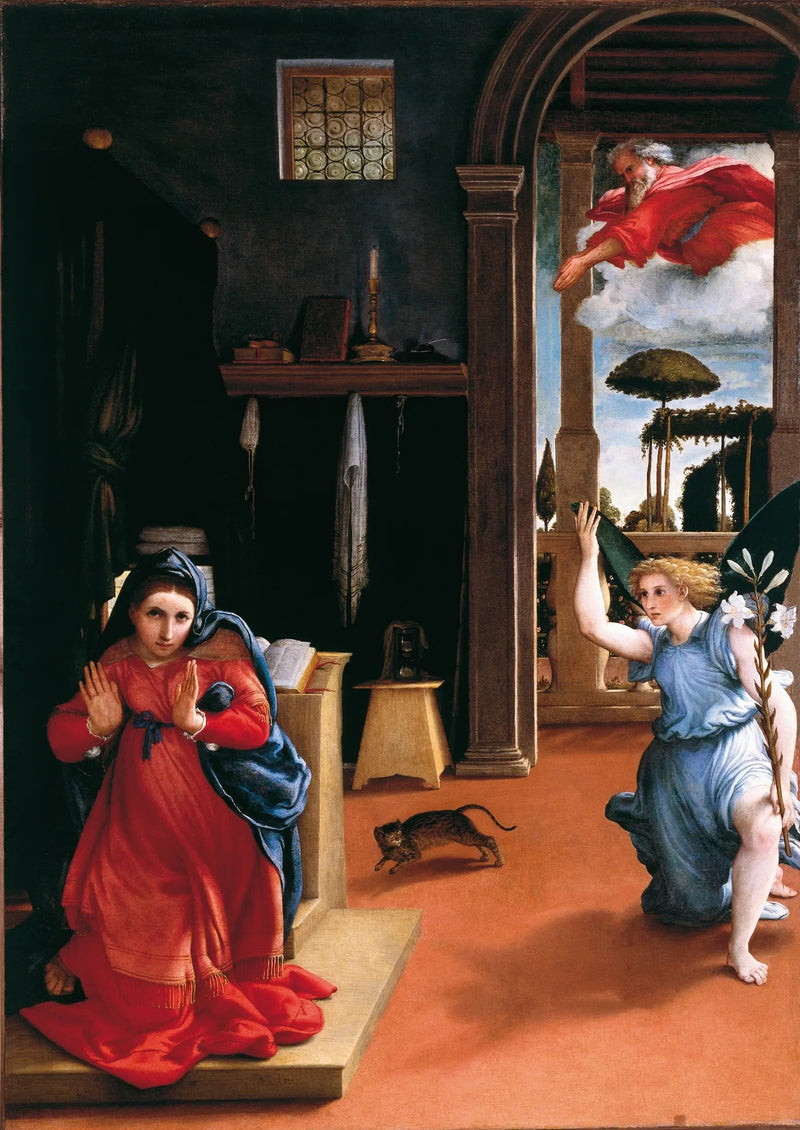Die Verkündigung - Lorenzo Lotto