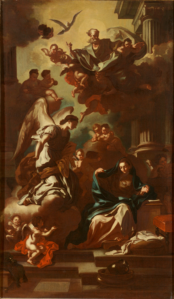 Verkündigung, Modell für das Altarbild der Kirche San Rocco - Francesco Solimena