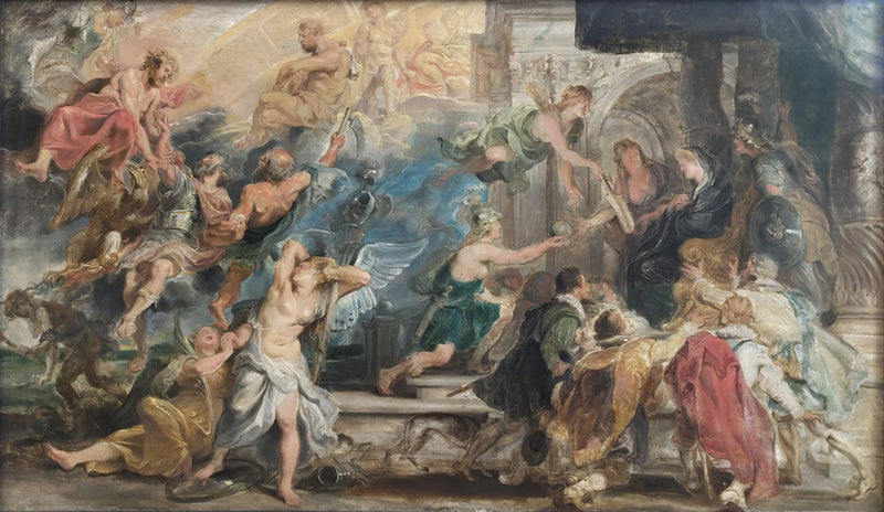 Die Apotheose von Heinrich IV. (München) - Peter Paul Rubens