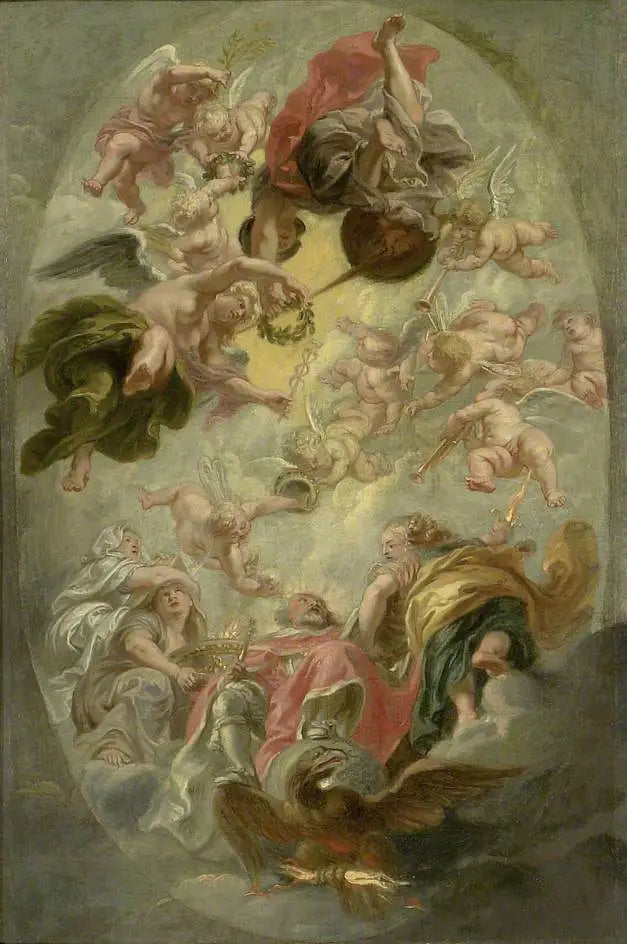 Die Apotheose von Jakob I. - Peter Paul Rubens
