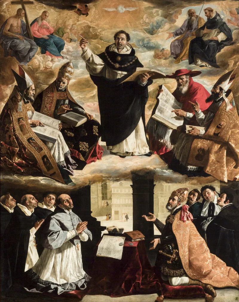 Die Apothéose des heiligen Thomas von Aquin - Francisco de Zurbarán