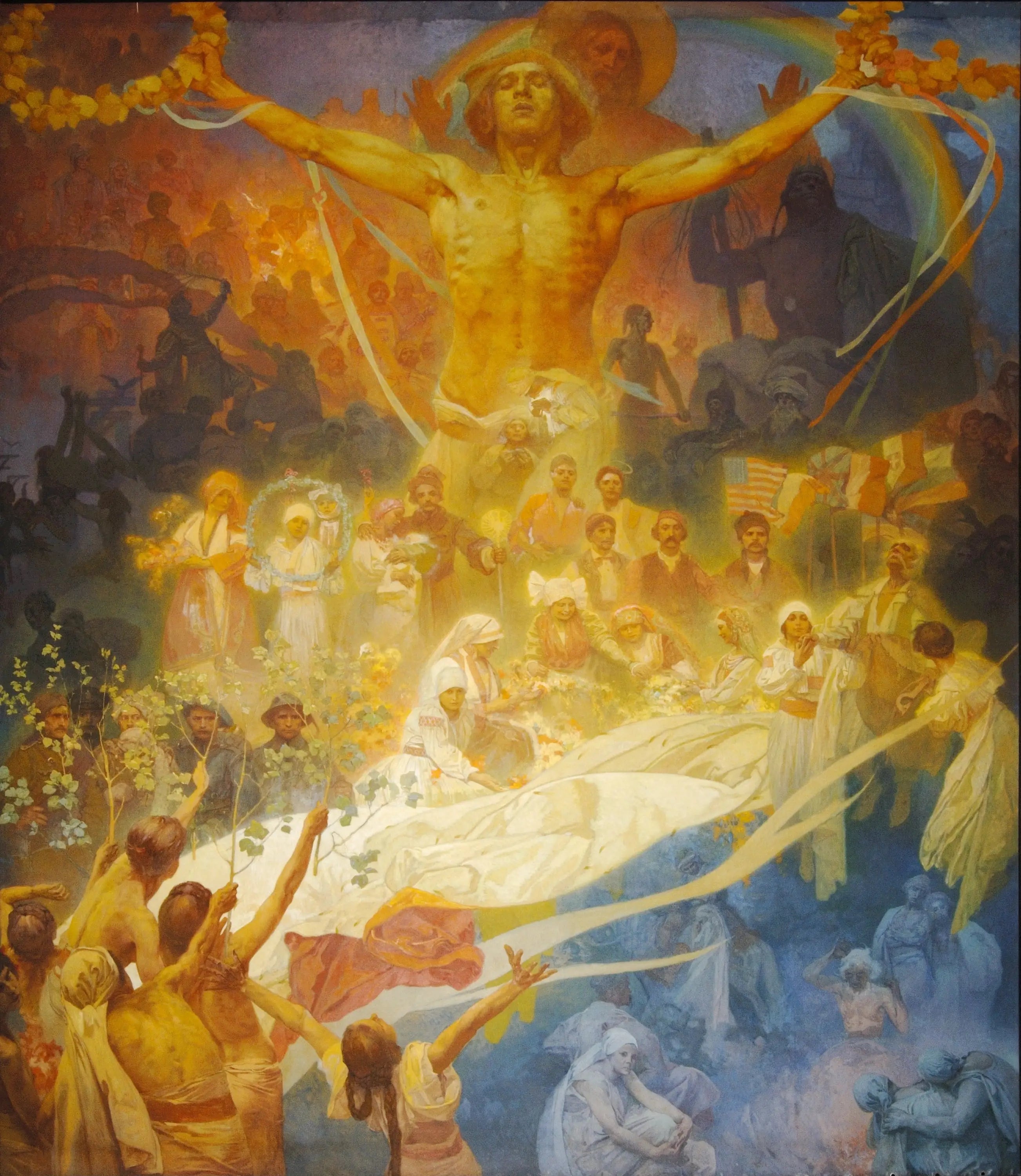 L'Apothéose des esclaves - Alphonse Mucha image 1 copie de tableau peinte à la main