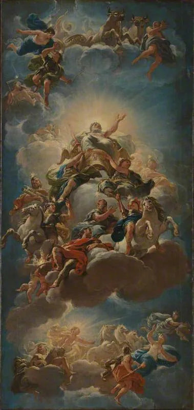 L'apothéose des Médicis - Luca Giordano image 1 reproduction de peinture à l’huile