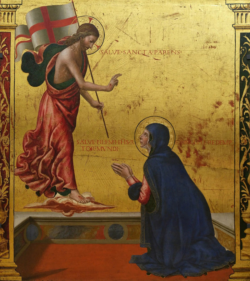 Die Erscheinung Christi an der Jungfrau - Domenico Ghirlandaio