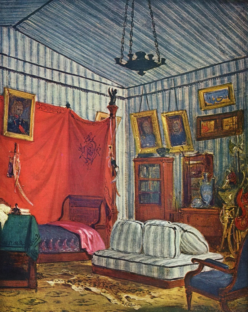 Das Appartement des Grafen von Mornay - Eugène Delacroix